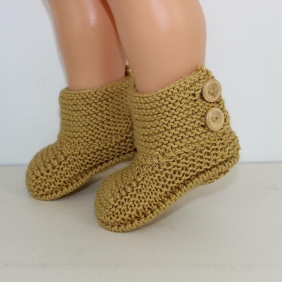 Baby Simple Button Up Booties