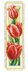 Vervaco Bookmark Kit Flowers Set Of 2 Cross Stitch Kit