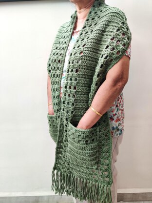 Whispering Pines Pocket Scarf