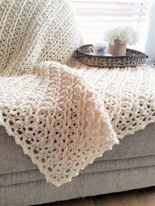 C2C Jacob's Ladder Afghan