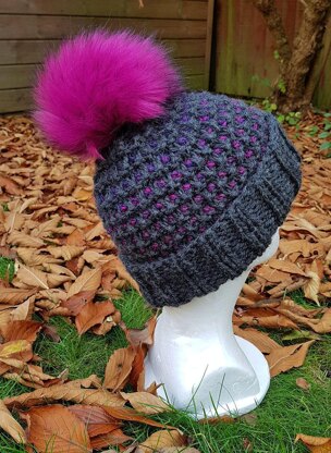 Blackberry Bobble Hat