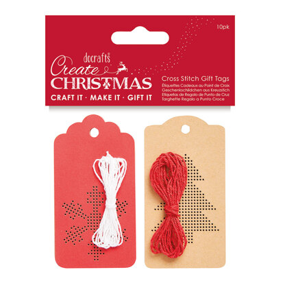 Simply Make Gift Tags Cross Stitch Kit - 15.5 x 13cm