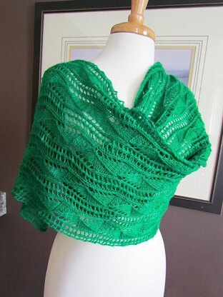 Faceted Lace Wrap and Scarf