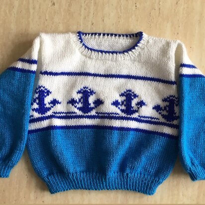 Anchor sweater