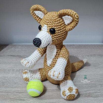 Cerys the Corgi - US Terminology - Amigurumi