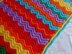 Rainbow Ripple Baby Blanket