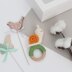 Snail crochet pattern baby rattle toy Amigurumi pattern newborn teether
