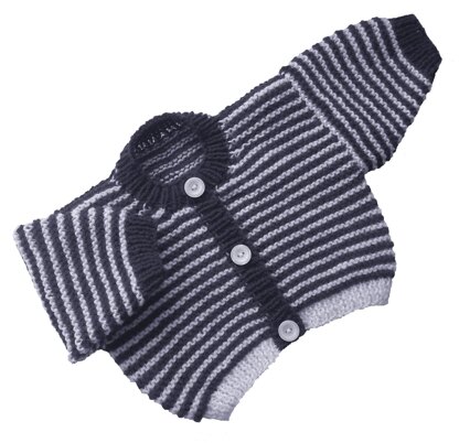 Baby Navy Stripe Cardigan