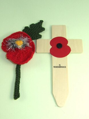 Free Poppy Flower Buttonhole Accessory