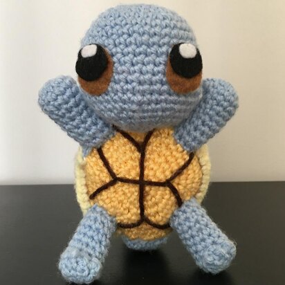 Crocheted squirtle