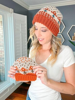 Amanita Mushroom Beanie Hat