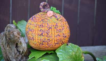 Large Colorwork Pumpkin