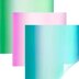 Cricut Holographic Vinyl Sampler 12"X24" 3/Pkg - Mermaid