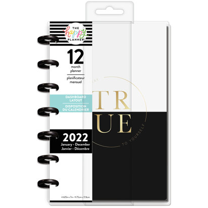 The Happy Planner Stay True Mini Dated 12 Month Planner
