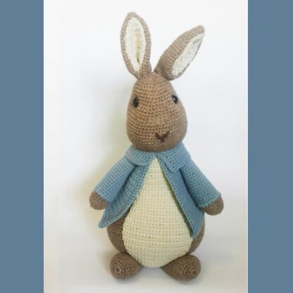 Peter Rabbit Crochet Pattern - Large Size