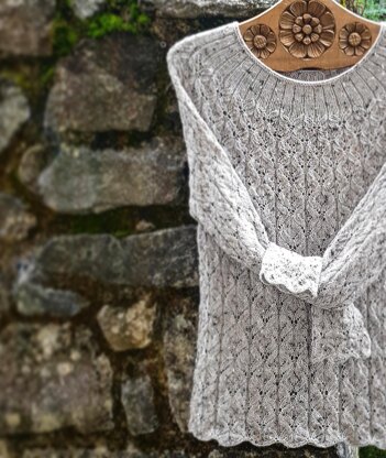 Tweedy Lace Sweater