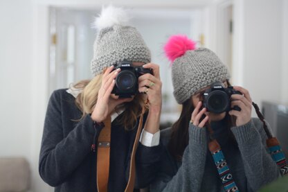 Chunky knit beanie