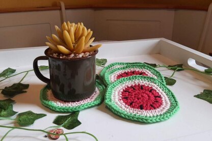 Watermelon Coasters