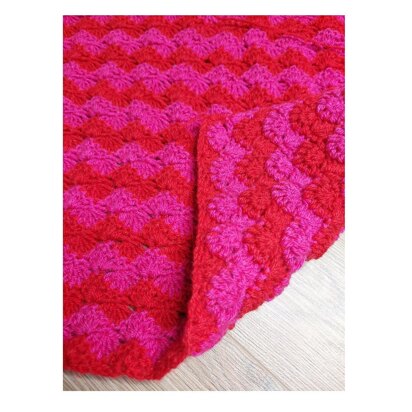 Pink and red blanket