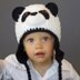 Furry Panda Bear Hat