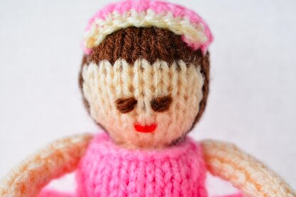 Charlotte the Ballerina Doll Knitting Pattern - Toy Knitting Pattern