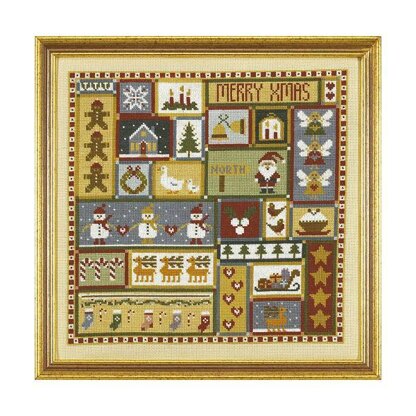 Historical Sampler Company Christmas Patchwork - Downloadable PDF