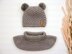 Baby Set Asterisk Hat & Shoulder Cape - No.185