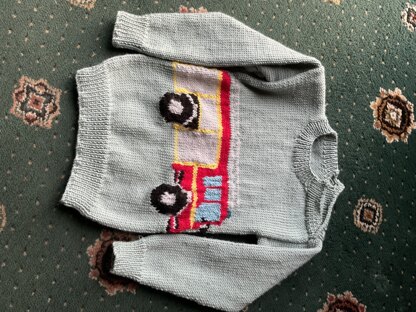 Fire Engine sweater Transport series