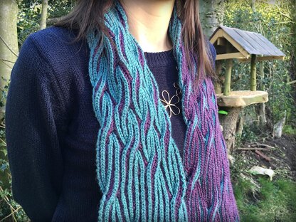 Wren Brioche Scarf