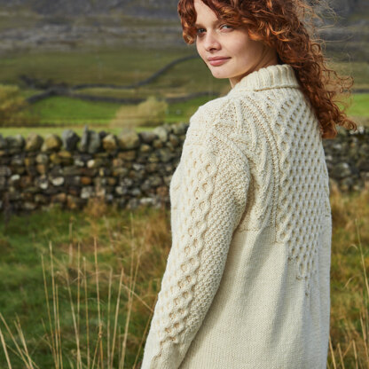 Ladies knitting clearance patterns aran wool