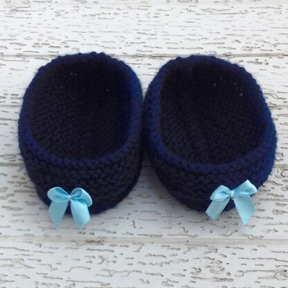 Navy Shoes for Teddy