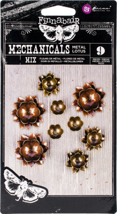 Prima Marketing Finnabair Mechanicals Metal Embellishments - Lotus