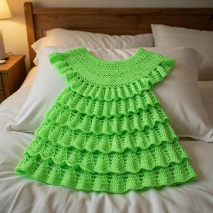 Baby Girl Dress Pdf +Video Tutorial