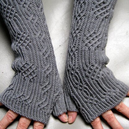 Elger Long Fingerless Mitts