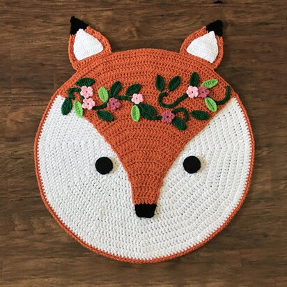 Woodland Fox Nursery Rug