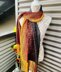 Dragonflies in Amber Scarf/Shawl