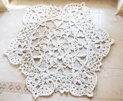 Doily Rug Crochet Pattern