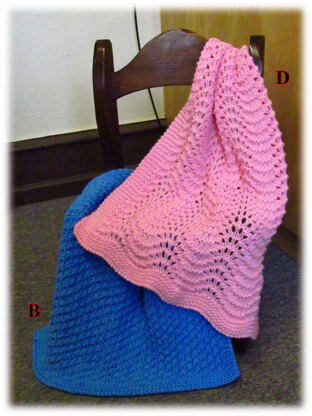4 Mini Blankets in Plymouth Yarn Dreambaby DK - 2787 - PDF