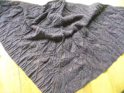 Forest floor shawl