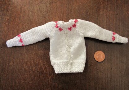 1:6th scale Cariad cardigan