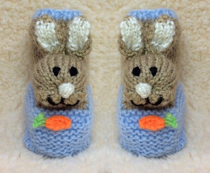 Peter Rabbit Baby Booties 0-3 Months