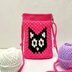 Black Cat Phone Bag