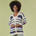 Cape May Cardigan - Knitting Pattern for Women in Tahki Yarns Classic Superwash by Tahki Yarns