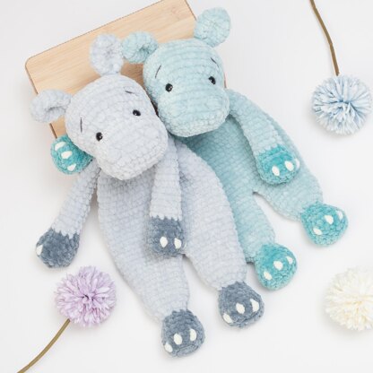 Hippo snuggler crochet pattern