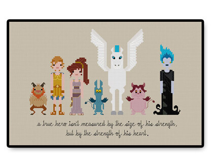 Hercules - PDF Cross Stitch Pattern