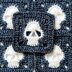 Solid Skull Granny Square