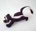 Striped Skunk Amigurumi Pattern