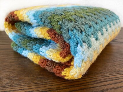 Bulky Baby Blanket Crochet pattern by Deborah O'Leary