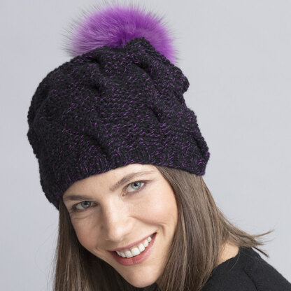 String Drew Cabled Hat & Cowl PDF