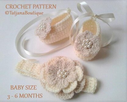 Baby Headband and Booties